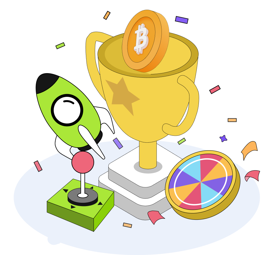 Крипто игра с аирдропом, играйте и зарабатывайте Bitcoin, криптоинструмент